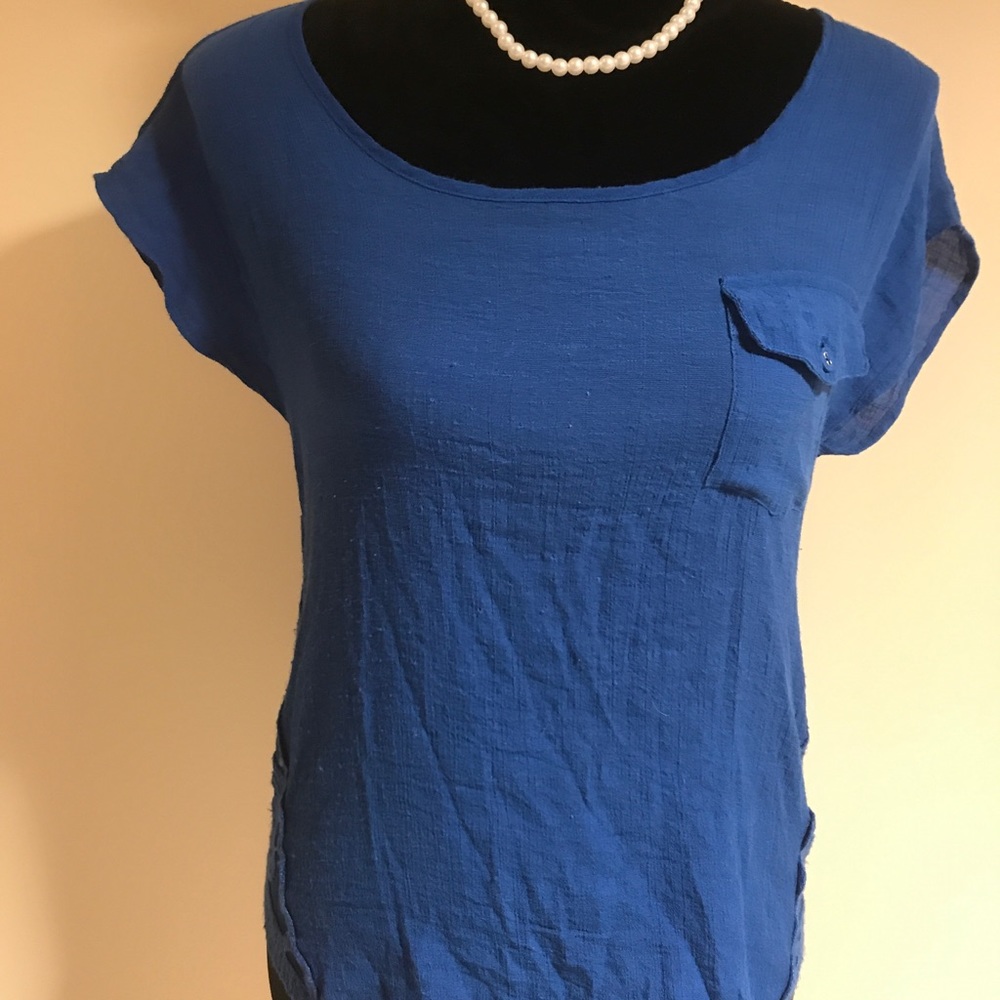 Blue T-shirt!